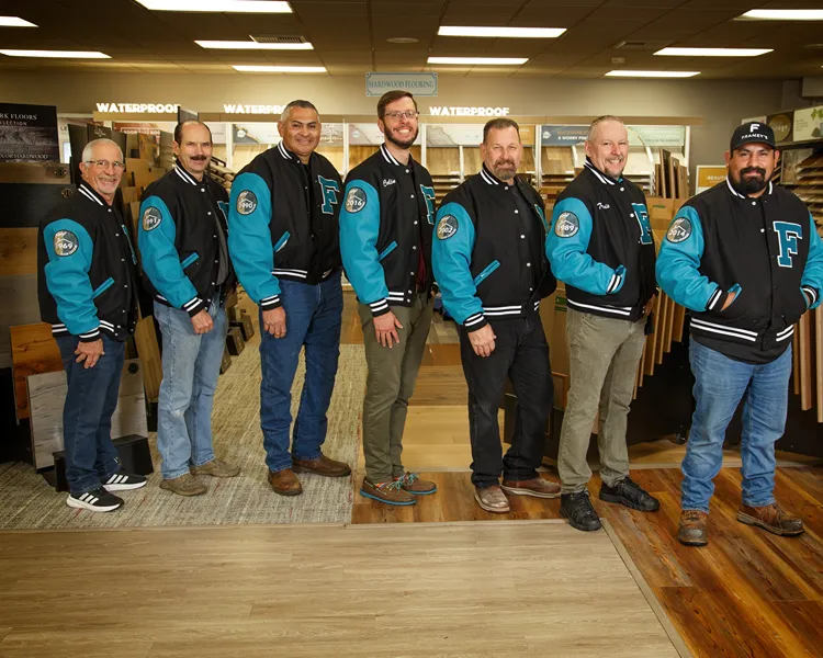 Franey's flooring crew in Visalia CA